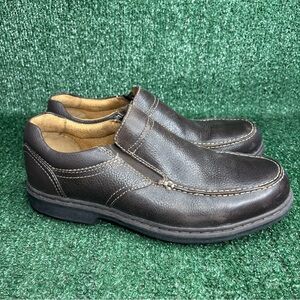 Nunn Bush Men’s Casual Memory Foam Leather Loafer Brown Size 10.5 Wide